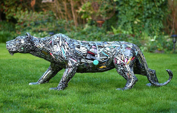 Self-Taught American Artist Turns Reclaimed Materials Into Breathtaking Sculptures (30 Pics)