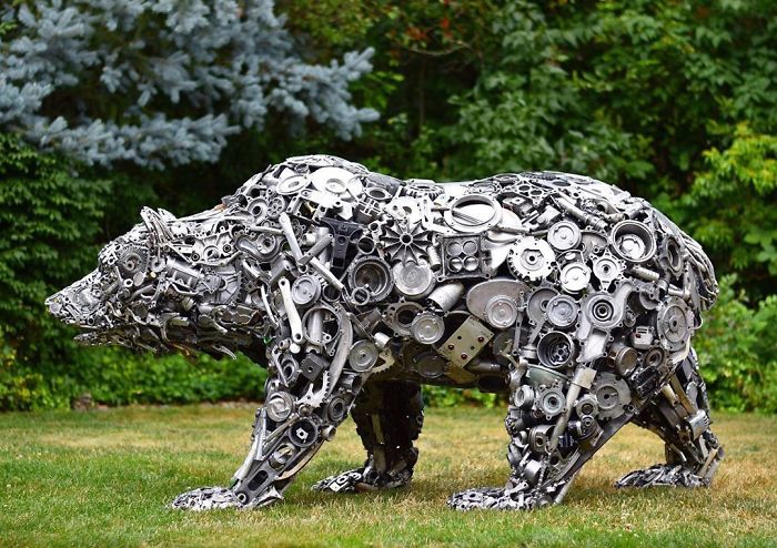 Self-Taught American Artist Turns Reclaimed Materials Into Breathtaking Sculptures (30 Pics)