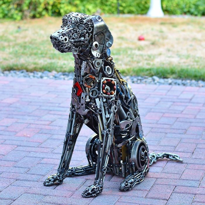 Self-Taught American Artist Turns Reclaimed Materials Into Breathtaking Sculptures (30 Pics)