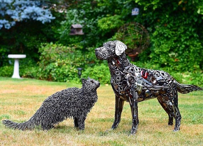 Self-Taught American Artist Turns Reclaimed Materials Into Breathtaking Sculptures (30 Pics)