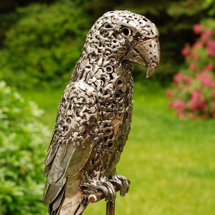 Self-Taught American Artist Turns Reclaimed Materials Into Breathtaking Sculptures (30 Pics)