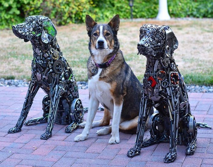 Self-Taught American Artist Turns Reclaimed Materials Into Breathtaking Sculptures (30 Pics)