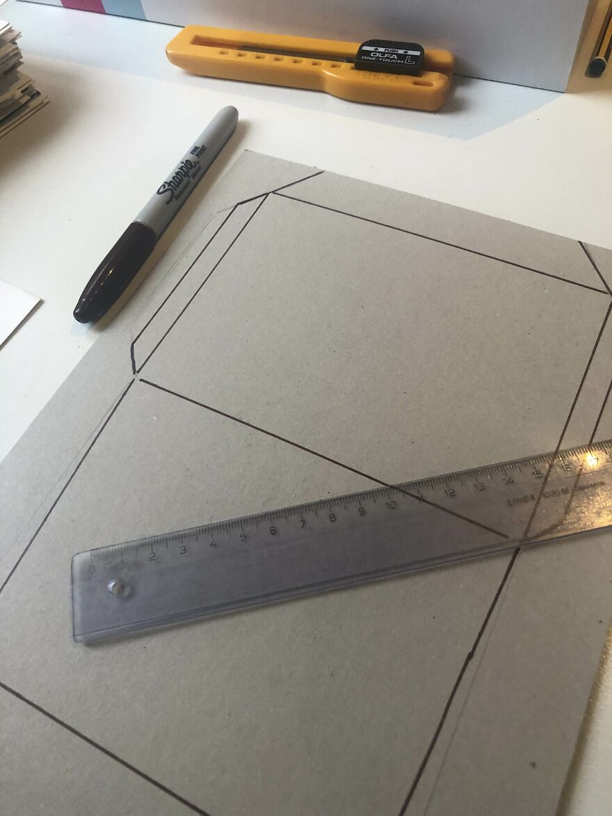 I Recycle Old Magazines And Turn Them Into Envelopes For My Christmas Cards I Recycle Old Magazines And Turn Them Into Envelopes For My Christmas Cards