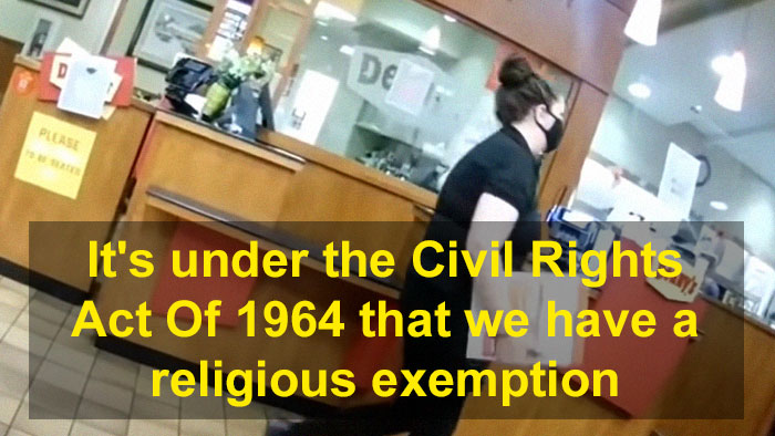 Anti-Maskers Claim “Religious Exemption” At Denny’s, Make The Waitress Quit Her Job On The Spot Anti-Maskers Claim “Religious Exemption” At Denny’s, Make The Waitress Quit Her Job On The Spot