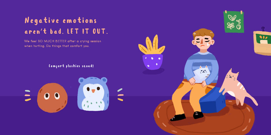 I Created 10 Cute Therapeutic Illustrations About Self-Acceptance I Created 10 Cute Therapeutic Illustrations About Self-Acceptance