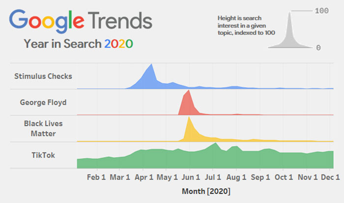 Guy Shares A 2020 Google Search Trends Infographic And It Sums Up 2020