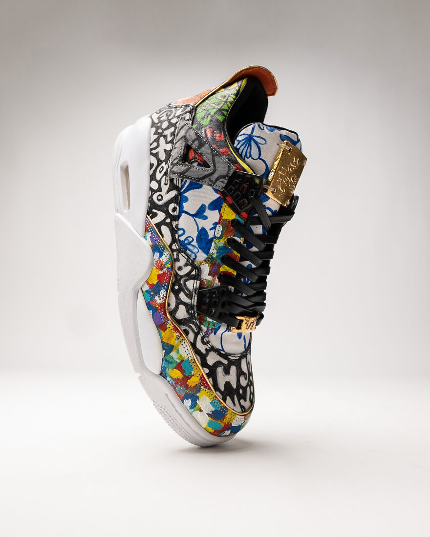 Artist Roberto Lugo Creates 2 Sneaker Masterpieces Artist Roberto Lugo Creates 2 Sneaker Masterpieces