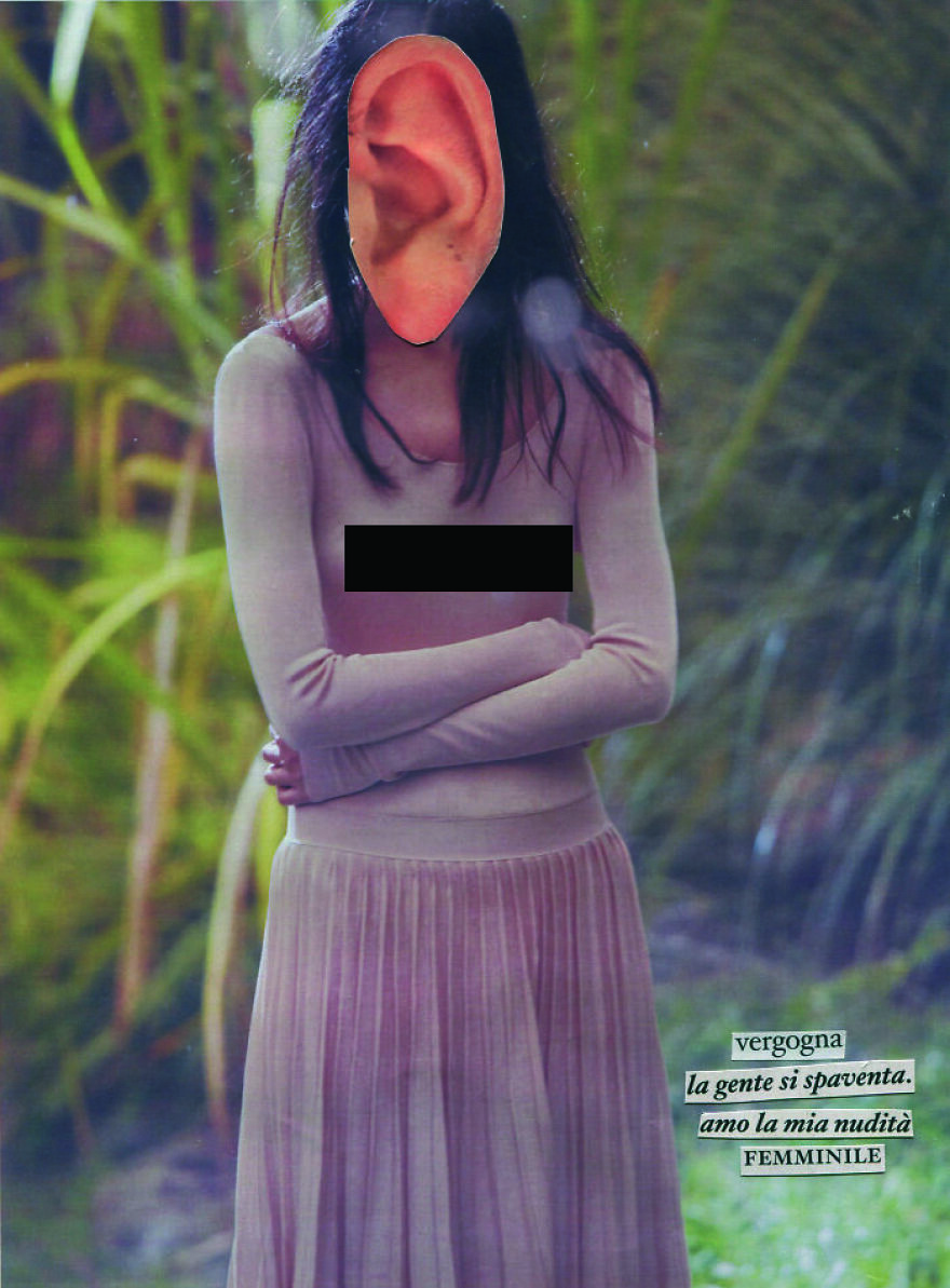 I Made These Grotesque Collages To Talk About The Female Sphere Of Intimacy (8 Pics)