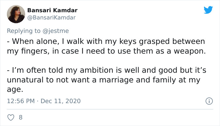“Tell Me You’re A Woman Without Telling Me You’re A Woman” (30 Tweets) “Tell Me You’re A Woman Without Telling Me You’re A Woman” (30 Tweets)