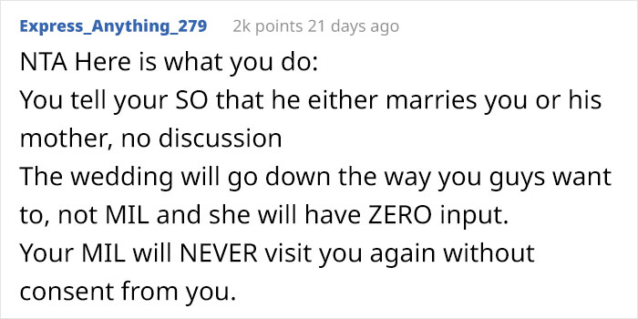 Mother Of The Groom Convinces Her Son That His Bride Has Turned Into A ‘Bridezilla’, Cries When She Stands Up For Herself Mother Of The Groom Convinces Her Son That His Bride Has Turned Into A ‘Bridezilla’, Cries When She Stands Up For Herself