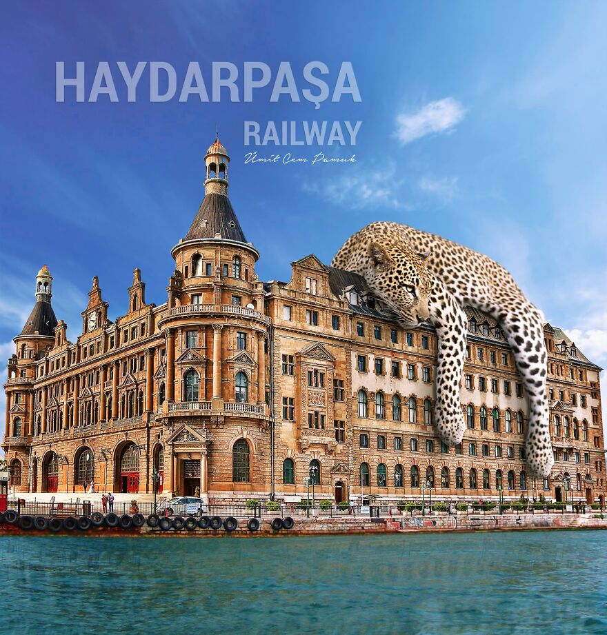 I Make Surreal Photo Manipulations Of Famous Landmarks And Animals