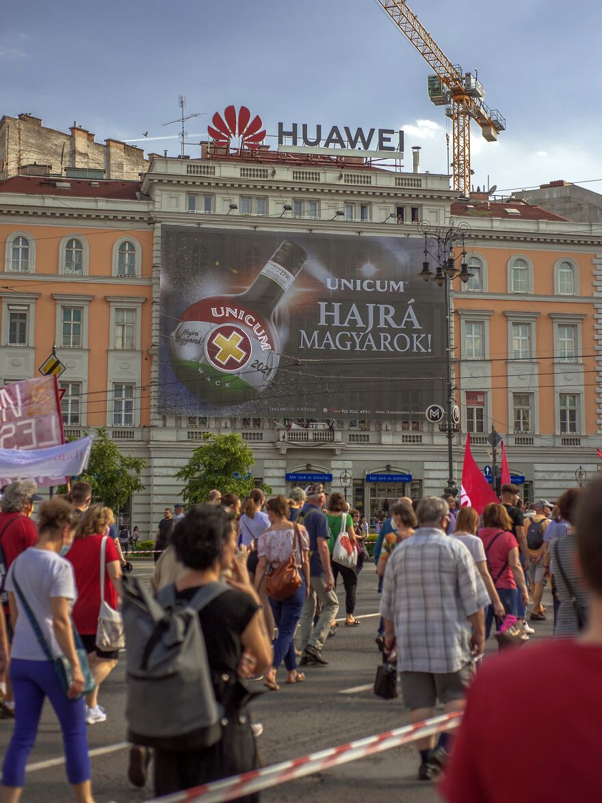My Photos Documenting The Budapest Demonstration &#8220;No Fudan&#8221;