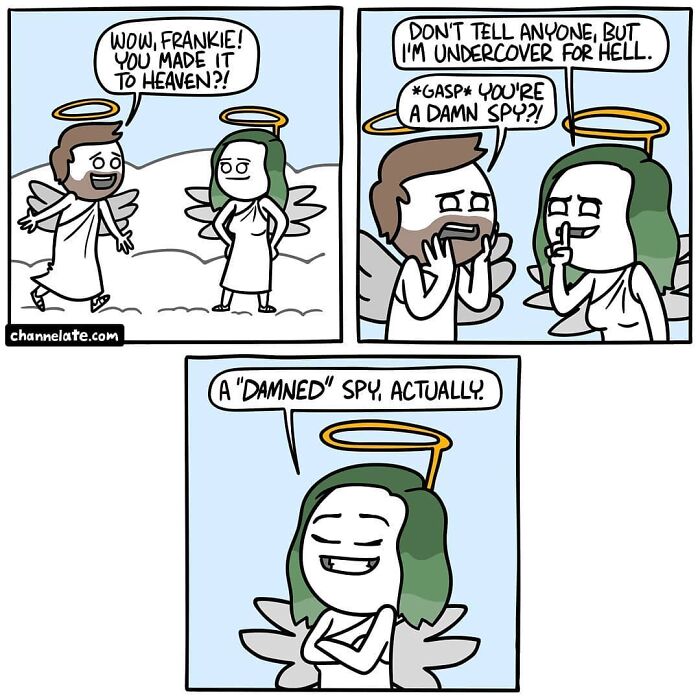 30 Comics With Dark Endings By Channelate Might Make You Feel A Little Bad For Laughing (New Pics)