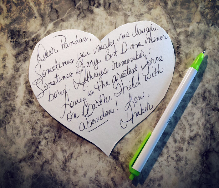 Hey Pandas, Show Us Your Handwriting (Closed)