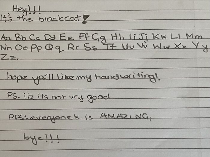 Hey Pandas, Show Us Your Handwriting (Closed)