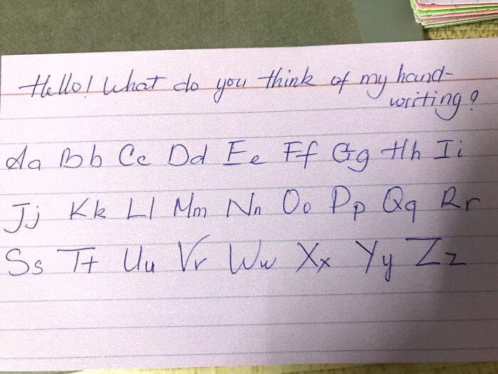 Hey Pandas, Show Us Your Handwriting (Closed)