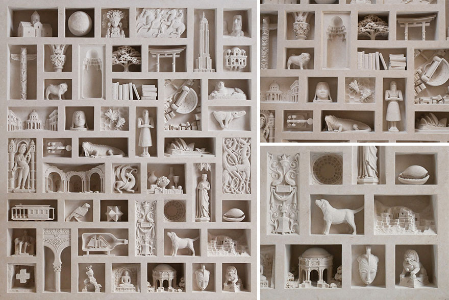 Artist Sculpts Incredible Architectural Spaces That Are Carved Into Marble And Stone (30 New Pics) Artist Sculpts Incredible Architectural Spaces That Are Carved Into Marble And Stone (30 New Pics)