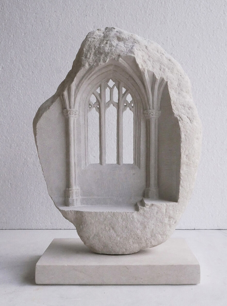 Artist Sculpts Incredible Architectural Spaces That Are Carved Into Marble And Stone (30 New Pics) Artist Sculpts Incredible Architectural Spaces That Are Carved Into Marble And Stone (30 New Pics)