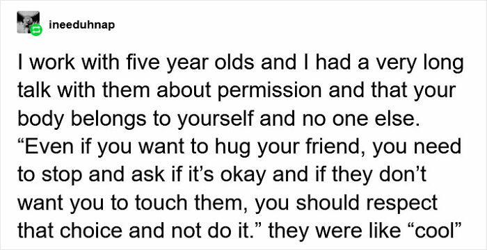 Parents Online Are Questioning The Bodily Autonomy Of Their Children And How To Teach Them Consent Regardless Of What Other Grown-Ups Say Parents Online Are Questioning The Bodily Autonomy Of Their Children And How To Teach Them Consent Regardless Of What Other Grown-Ups Say