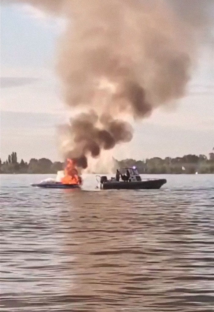 Homophobes Swim For Help To The Pride Boat They Were Just Harassing After Their Own Boat Explodes