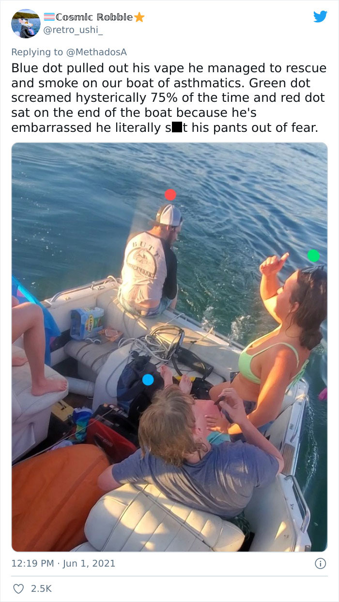 Homophobes Swim For Help To The Pride Boat They Were Just Harassing After Their Own Boat Explodes