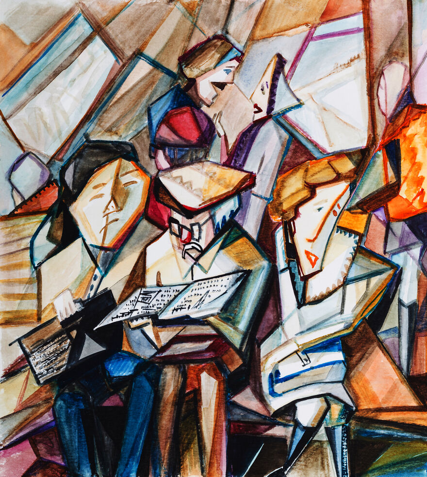 An Artist Who Turned To Painting After Finishing Her Studies In Radiation Chemistry An Artist Who Turned To Painting After Finishing Her Studies In Radiation Chemistry