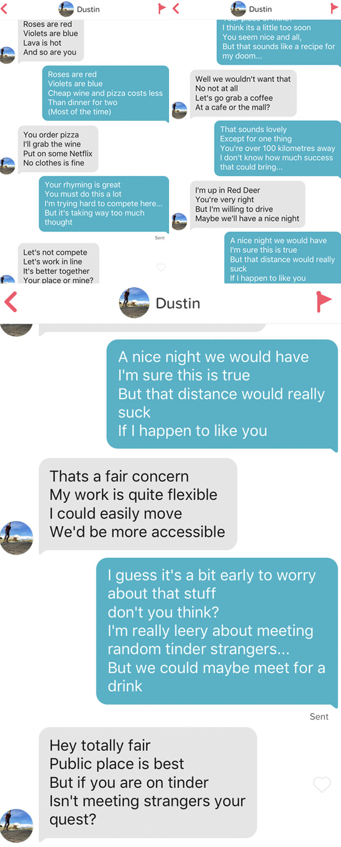 50 Hilarious And Awkward Tinder Chats Shared Online 50 Hilarious And Awkward Tinder Chats Shared Online