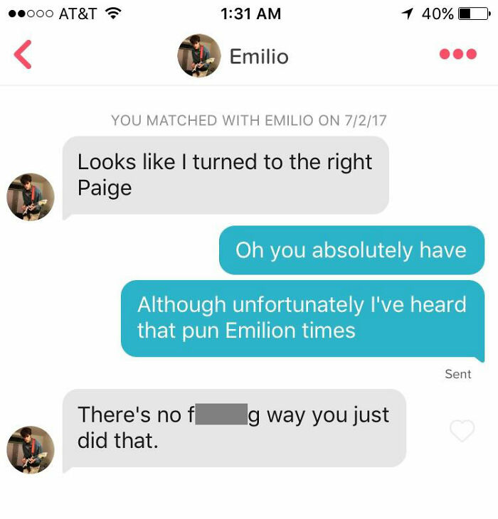 50 Hilarious And Awkward Tinder Chats Shared Online 50 Hilarious And Awkward Tinder Chats Shared Online