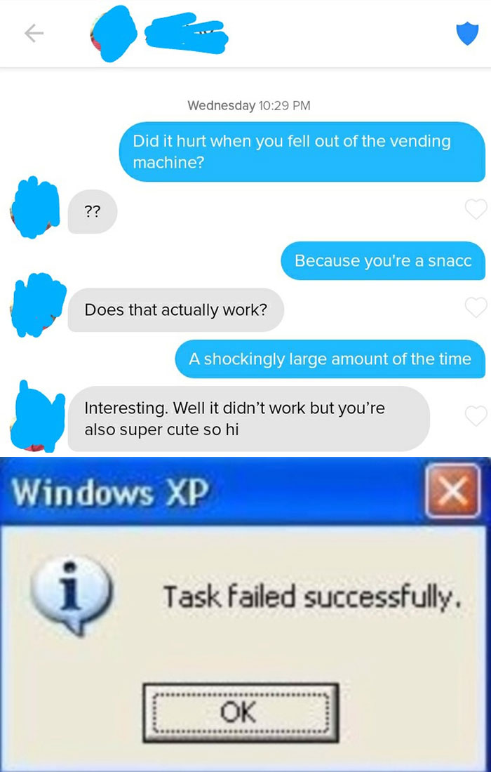 50 Hilarious And Awkward Tinder Chats Shared Online 50 Hilarious And Awkward Tinder Chats Shared Online