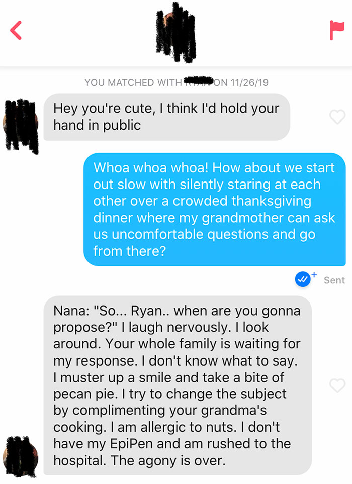 50 Hilarious And Awkward Tinder Chats Shared Online 50 Hilarious And Awkward Tinder Chats Shared Online