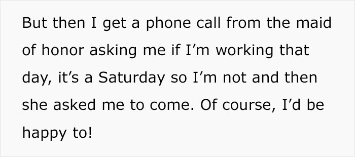 Woman Gets An Invite To A Wedding – Learns They Don’t Want Her To Be A Guest, Just Unpaid Staff Woman Gets An Invite To A Wedding – Learns They Don’t Want Her To Be A Guest, Just Unpaid Staff