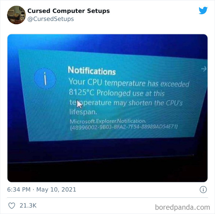 30 Times People Had Such Terrible Computer Setups, They Could Only Be Described As ‘Cursed’, As Shared By This Twitter Account 30 Times People Had Such Terrible Computer Setups, They Could Only Be Described As ‘Cursed’, As Shared By This Twitter Account