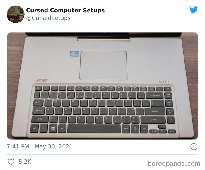 30 Times People Had Such Terrible Computer Setups, They Could Only Be Described As ‘Cursed’, As Shared By This Twitter Account 30 Times People Had Such Terrible Computer Setups, They Could Only Be Described As ‘Cursed’, As Shared By This Twitter Account
