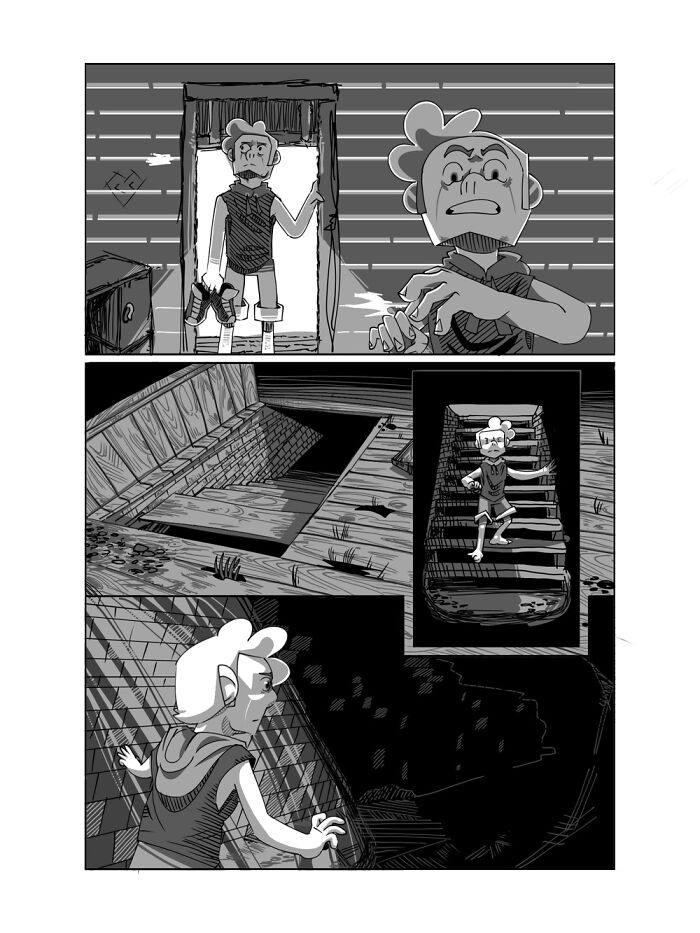 Here&#8217;s The First Part Of My New Comic About A Guy Called Chad Who Is Made Out Of The Sand