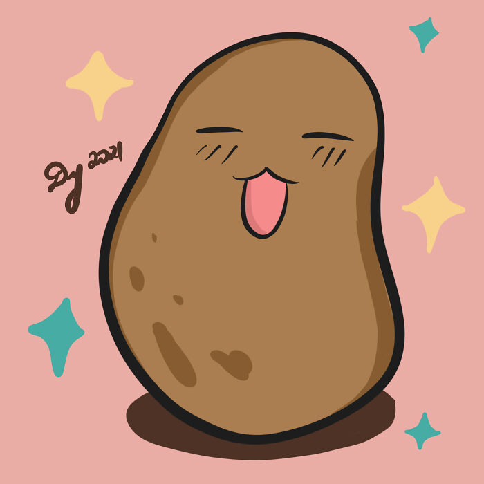 Hey Pandas, Draw A Cute Potato And Post It Here (Closed)