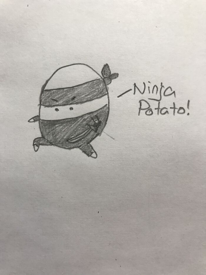Hey Pandas, Draw A Cute Potato And Post It Here (Closed)