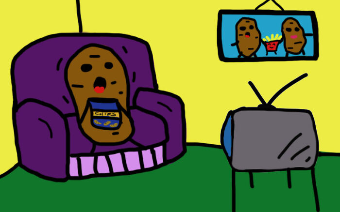 Hey Pandas, Draw A Cute Potato And Post It Here (Closed)