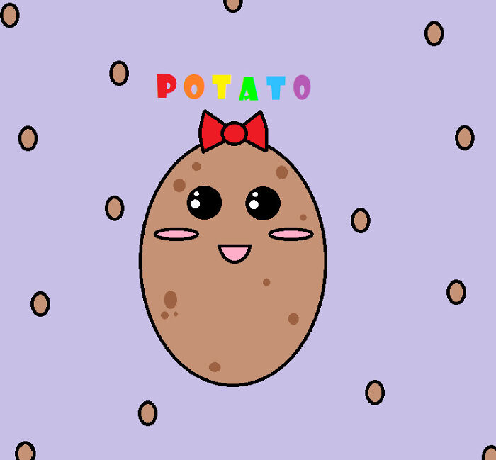 Hey Pandas, Draw A Cute Potato And Post It Here (Closed)