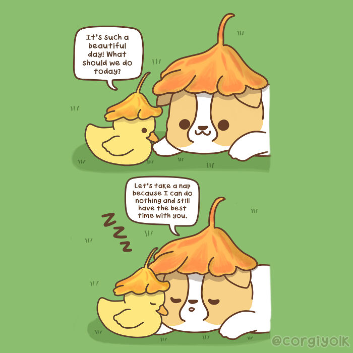 My 30 Wholesome Comics Featuring A Corgi And His Adventures With Other Animal Friends My 30 Wholesome Comics Featuring A Corgi And His Adventures With Other Animal Friends