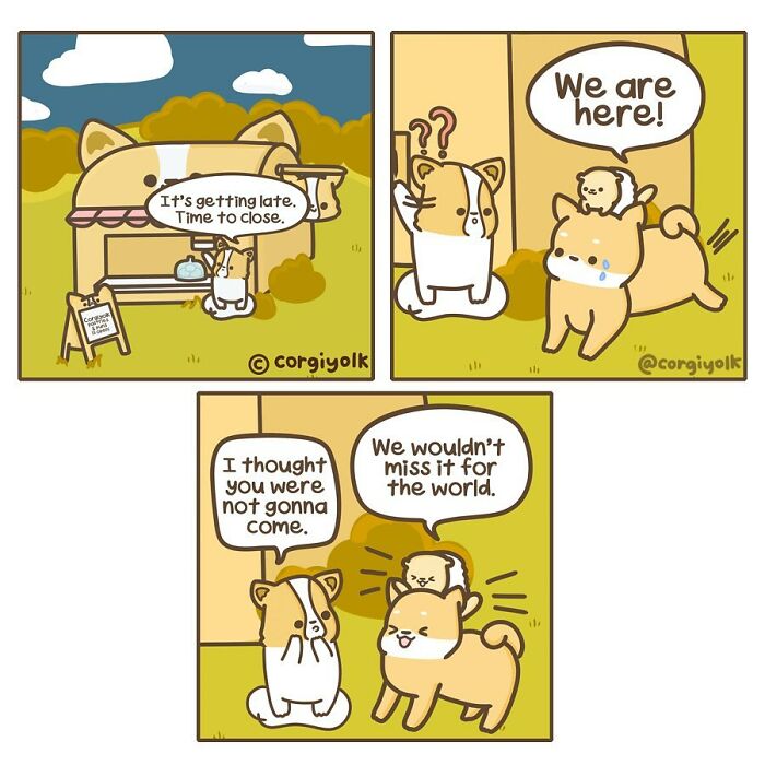 My 30 Wholesome Comics Featuring A Corgi And His Adventures With Other Animal Friends My 30 Wholesome Comics Featuring A Corgi And His Adventures With Other Animal Friends