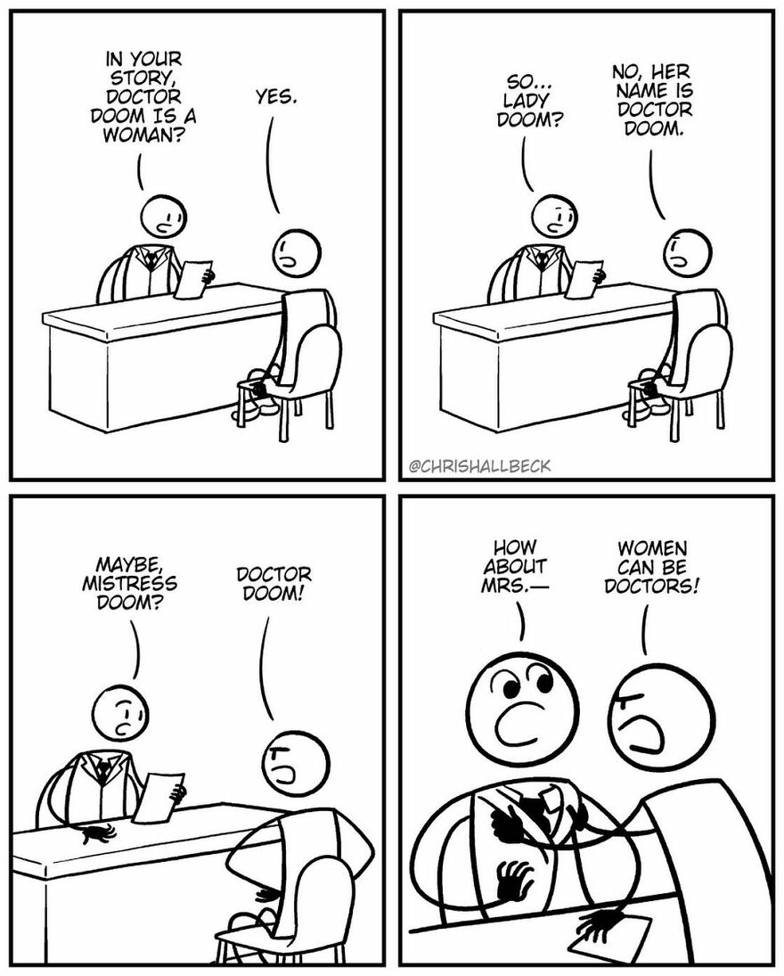 Here Are 30 New Funny Comics By Chris Hallbeck