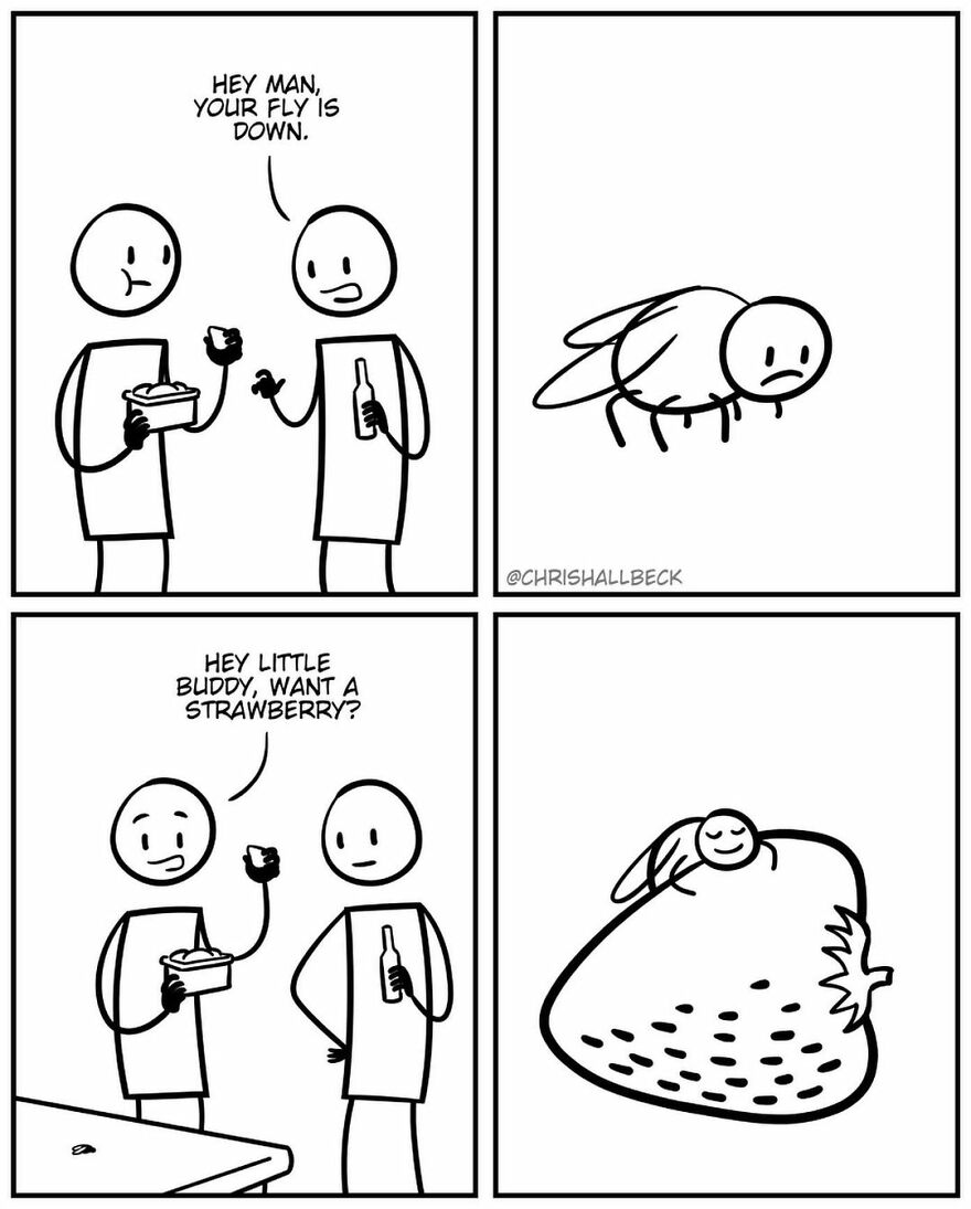 Here Are 30 New Funny Comics By Chris Hallbeck