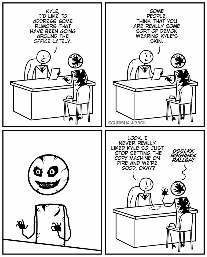 Here Are 30 New Funny Comics By Chris Hallbeck