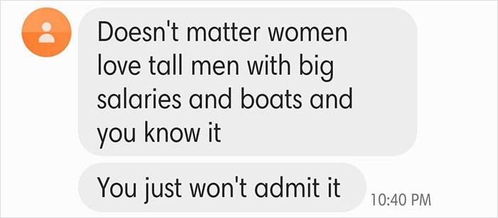 Guy Tracks Down A Woman Who Ignored Him On A Dating App To Complain About It, But She Puts Him In His Place Guy Tracks Down A Woman Who Ignored Him On A Dating App To Complain About It, But She Puts Him In His Place