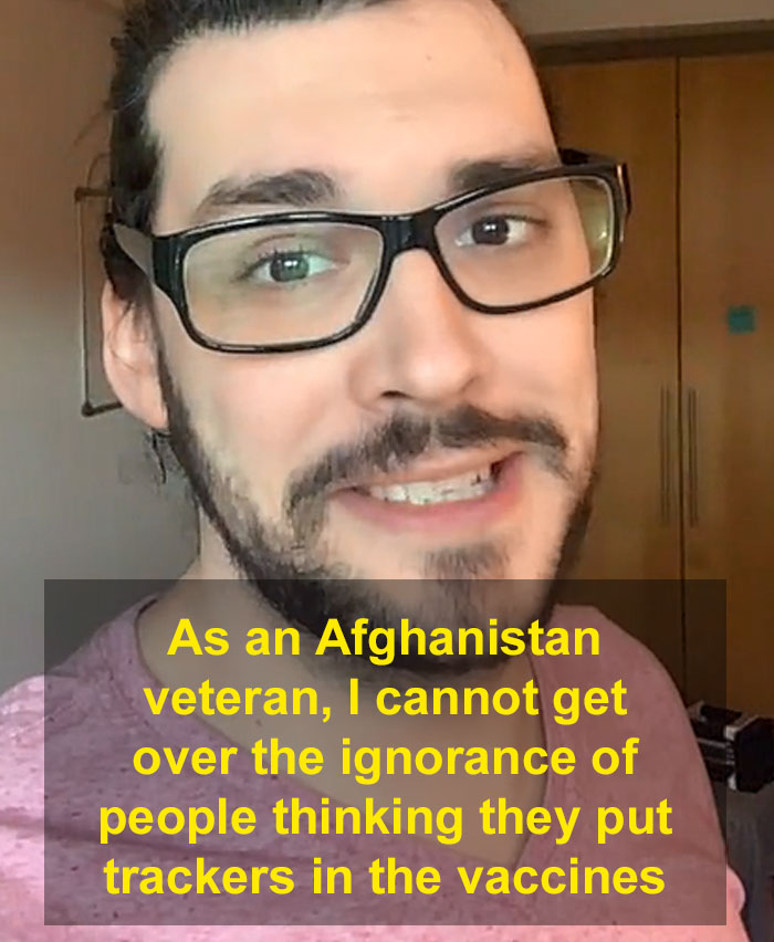 Military Vet Shares His Thoughts On ‘They Put Trackers In The Vaccines’ And It Shows How Self-Entitled Anti-Vaxxers Are
