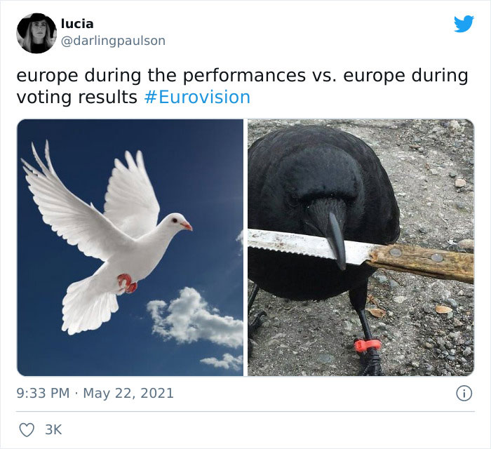 30 Of The Most Spot-On Memes And Reactions That Perfectly Sum Up The Eurovision Song Contest 2021 30 Of The Most Spot-On Memes And Reactions That Perfectly Sum Up The Eurovision Song Contest 2021