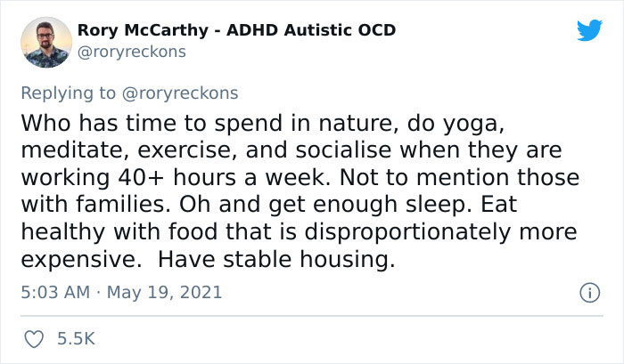 Twitter User Debunks ‘Solutions For Preventing Anxiety’, Shows How They’re Made For The Rich Only Twitter User Debunks ‘Solutions For Preventing Anxiety’, Shows How They’re Made For The Rich Only