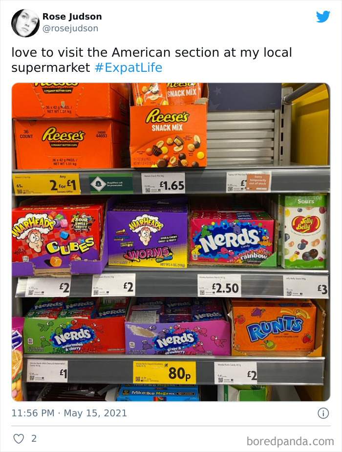 What The “American Food” Section Looks Like In Different Countries What The “American Food” Section Looks Like In Different Countries