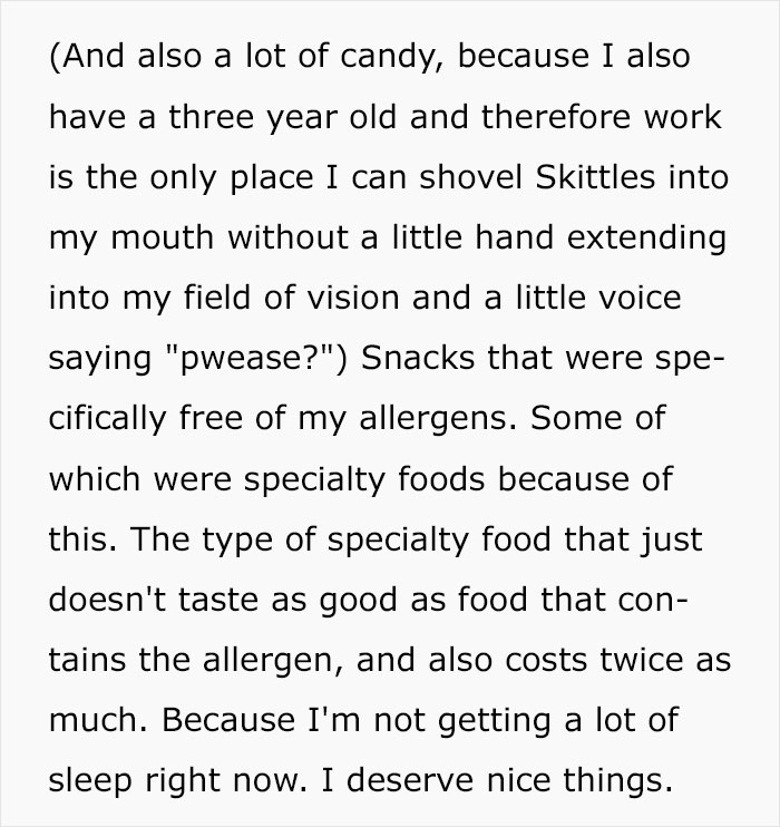 Employee Notices Her Food Going Missing, Installs A Nanny Cam And Catches The Shameless Thief Employee Notices Her Food Going Missing, Installs A Nanny Cam And Catches The Shameless Thief