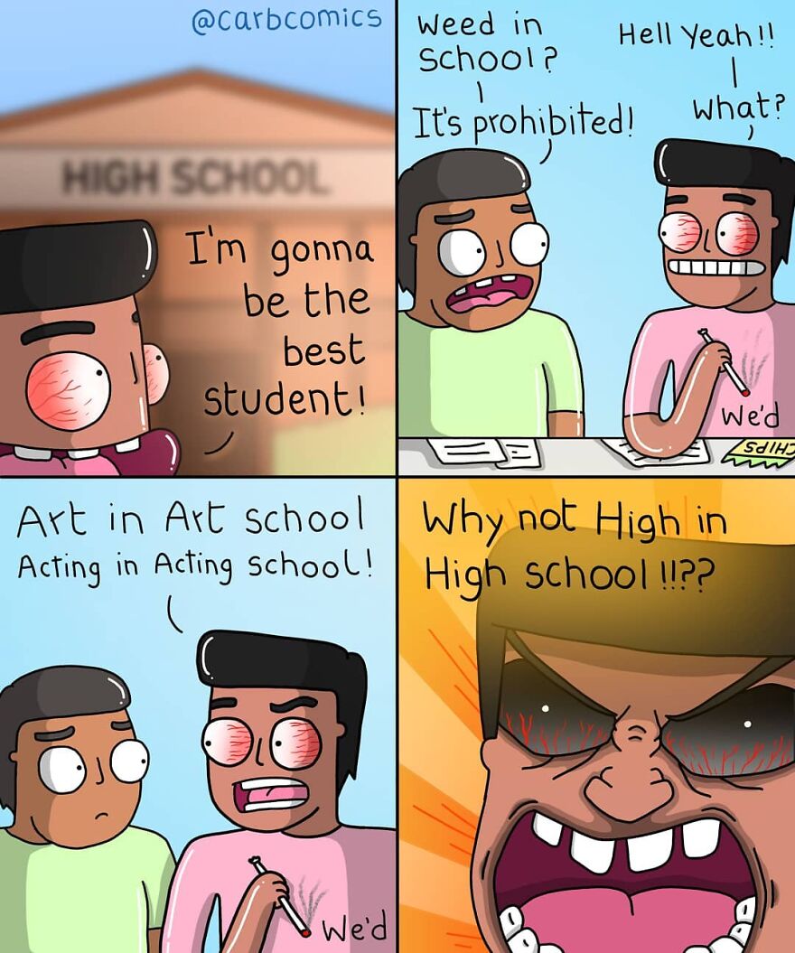 30 Funny Comics About Everyday Situations And Silly Puns By CarbComics 30 Funny Comics About Everyday Situations And Silly Puns By CarbComics